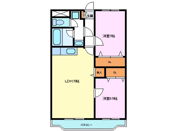 ベルエポックフジカの物件間取画像